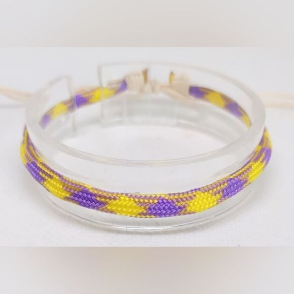 Men's bracelet striped punk new e72 - Picture 1 of 1